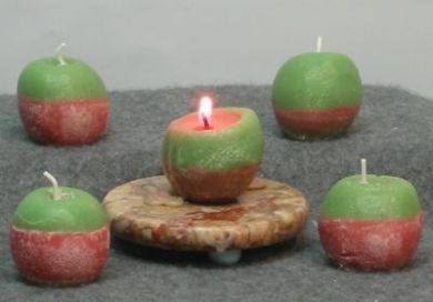 Crab Apple Candles