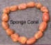 Gemstone Bracelet - Coral
